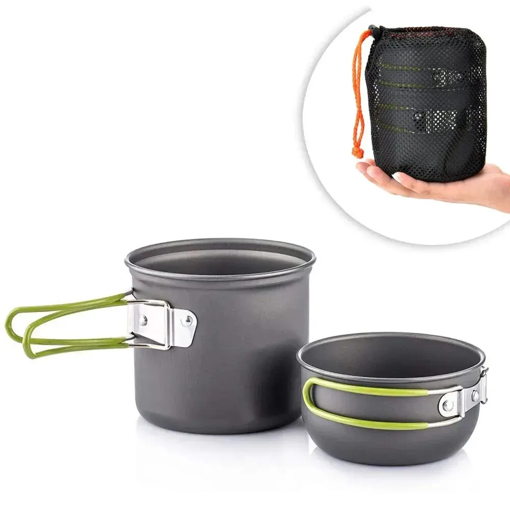 Outdoor Camping Cooking Set - Ultralight Camping Pot Set: Camping Cookware