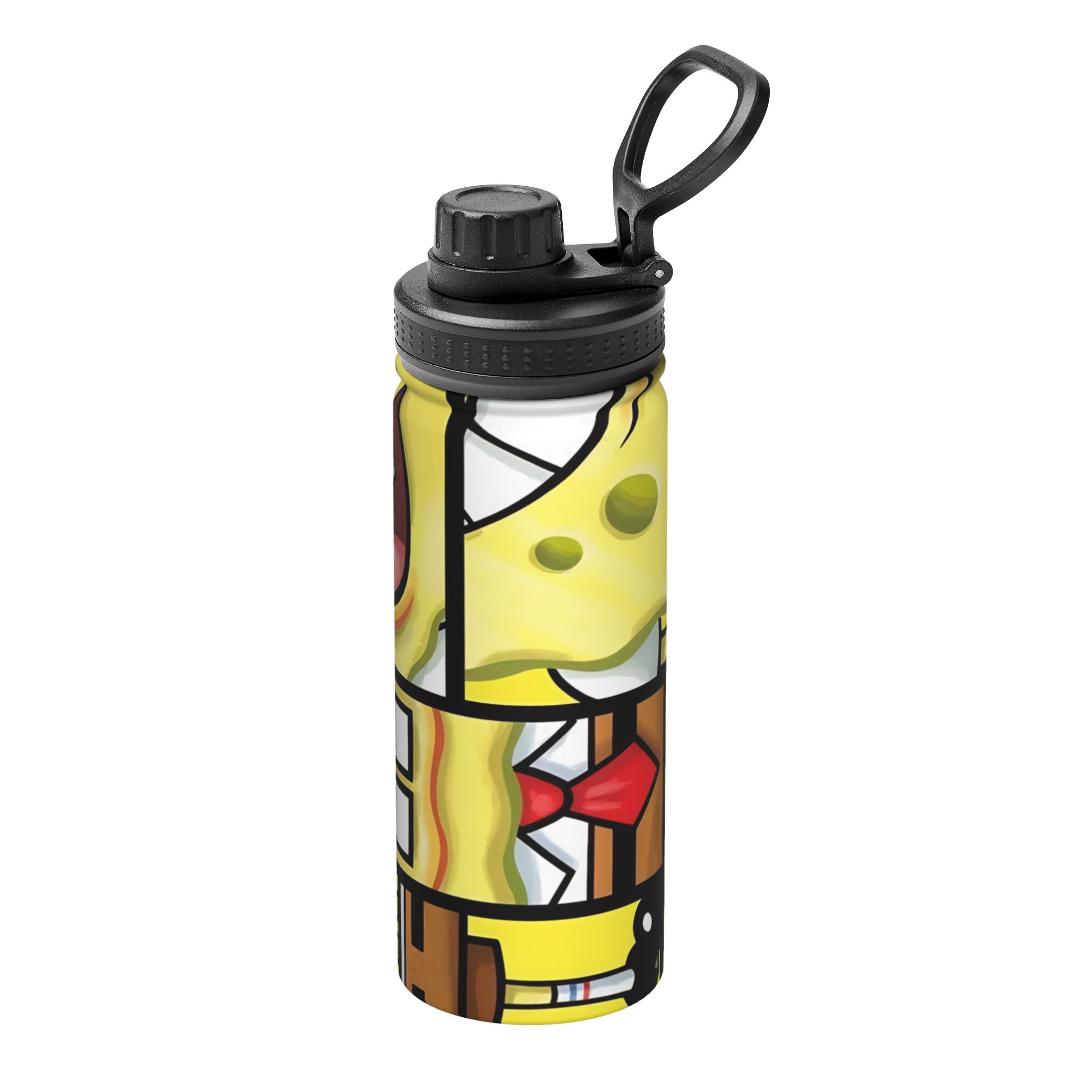Vacuum Insulated Flask - Spongebobs Cartoon 18OZ Sports Insulated Kettle