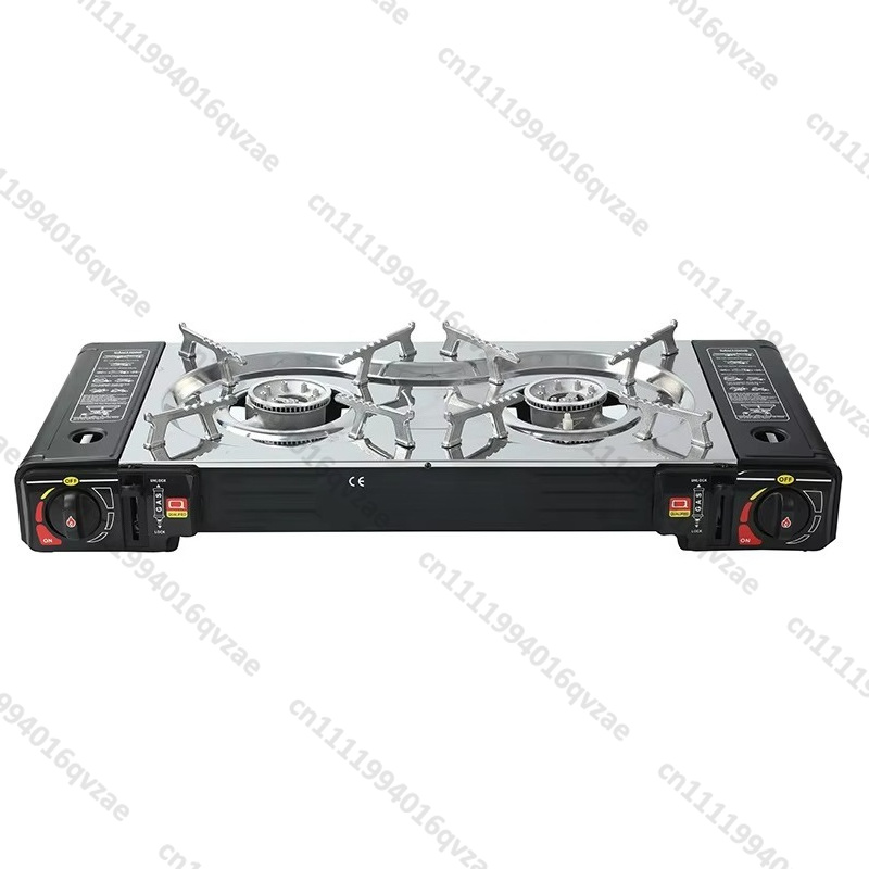 Outdoor Gas Stove - Outdoor Camping Picnic Portable Dual Burner