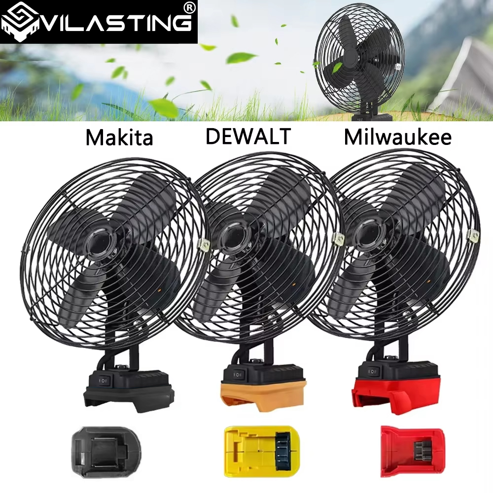 Outdoor Camping Fan - 6/8In Camping Fan Outdoor Fishing Wireless