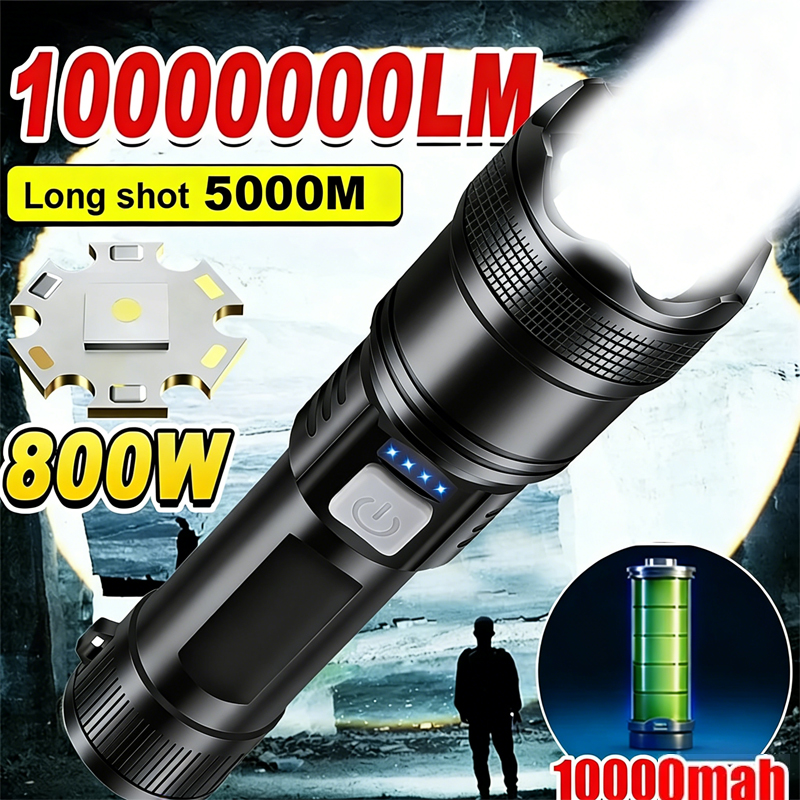 Outdoor Camping Adventure - High Strong Power Led Flashlights 2000LM