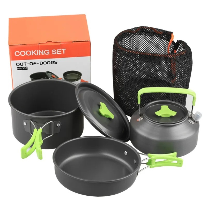 Outdoor Camping Kitchen Table - Camping Cooking Set, Outdoor Kitchenware Set,