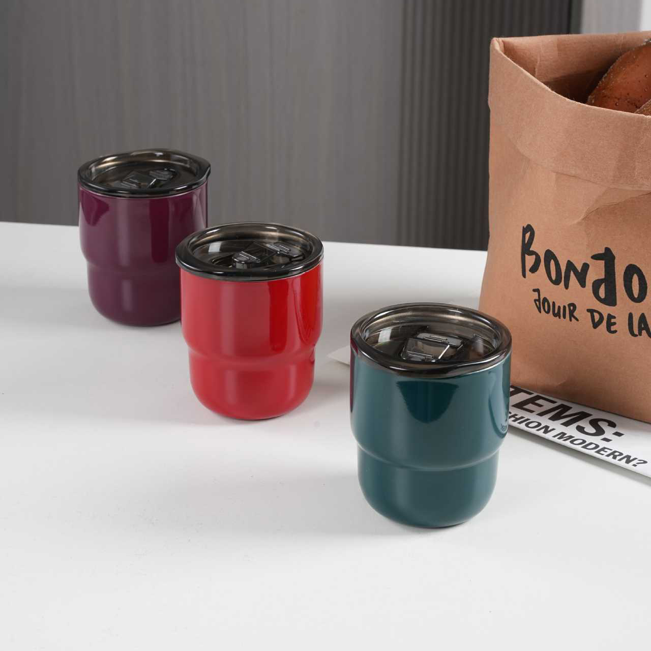 Vacuum Insulated Flask - Glossy Fashionable Colors 304 Stainless Steel