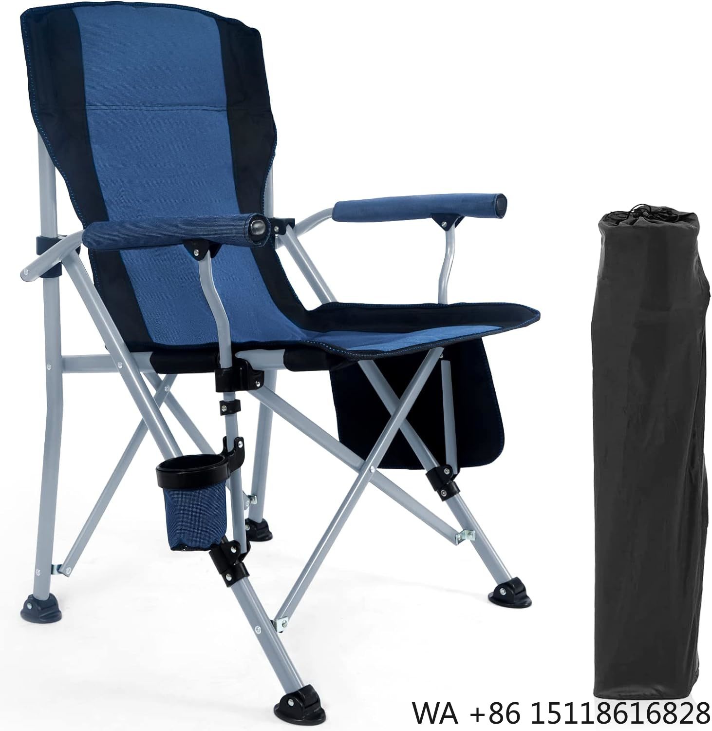 Outdoor Camping Recliner - Outdoor Camping Folding Portable Large Armchair