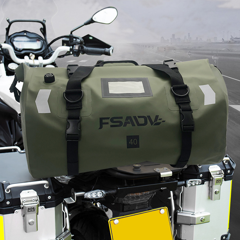 Camping Quad - Motorcycle Luggage Tail Bags Back Seat