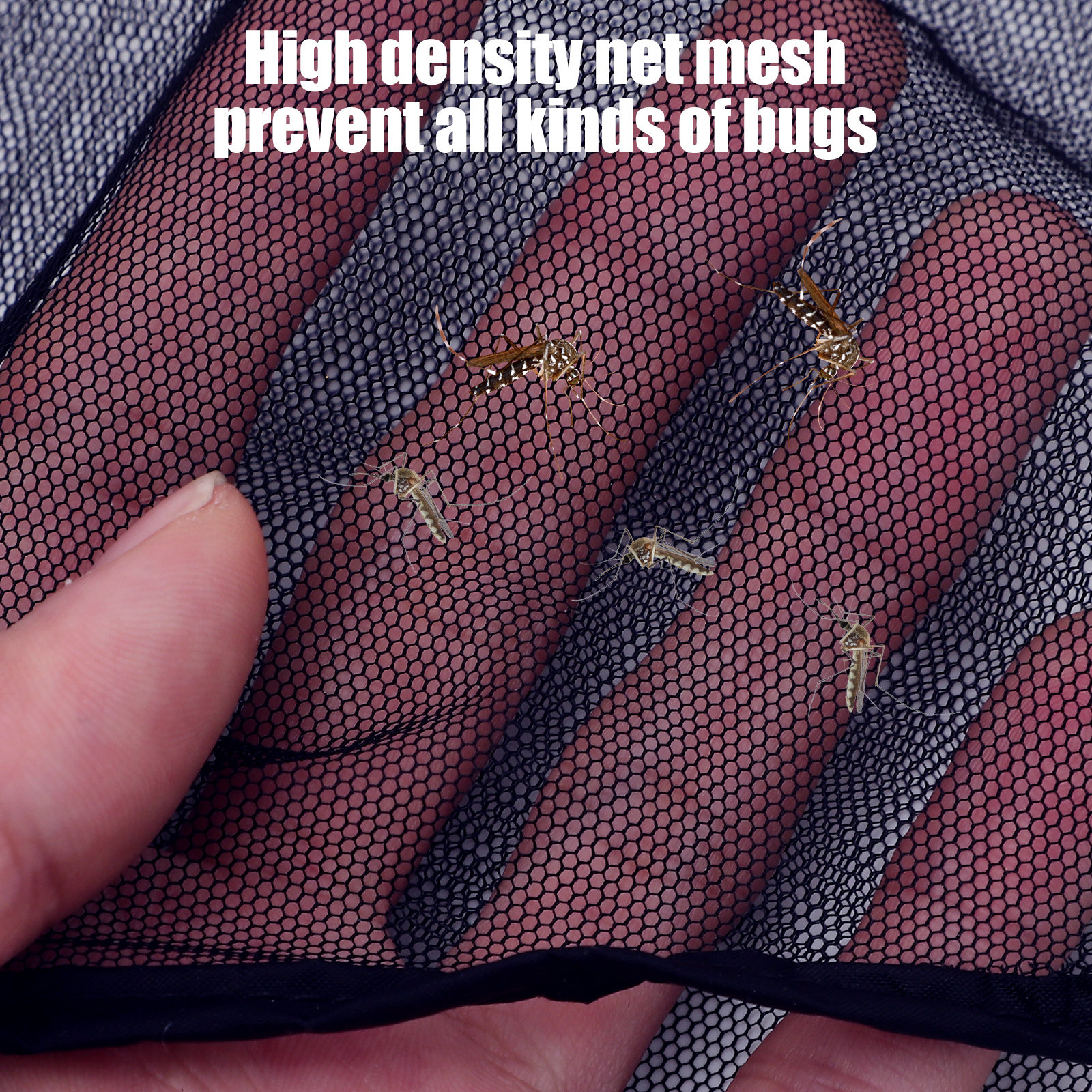 Outdoor Camping Hat - 2Pcs Outdoor Head Net Mosquito Net
