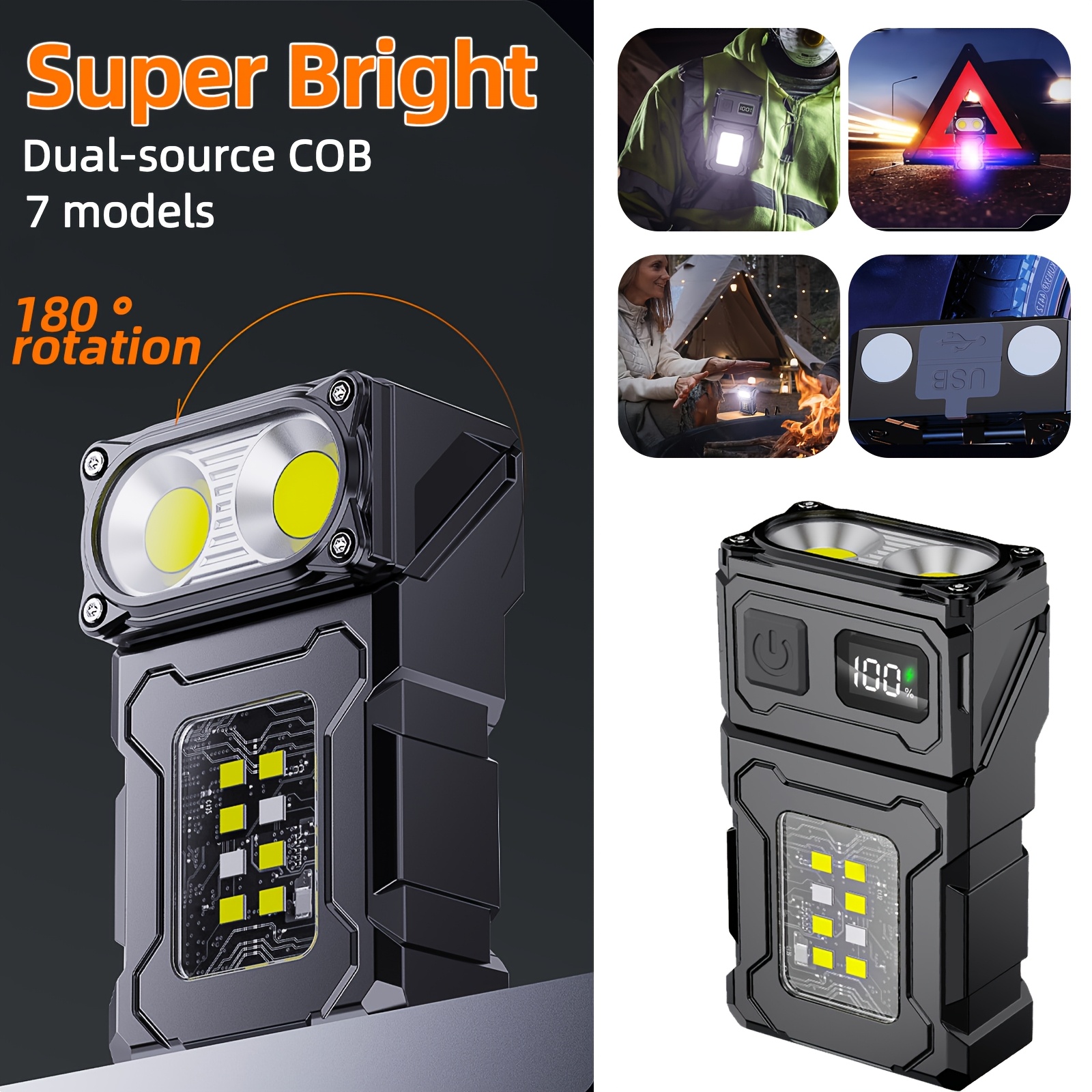 Outdoor Camping Adventure - 2/1Pcs Portable Flashlight Super Bright MINI