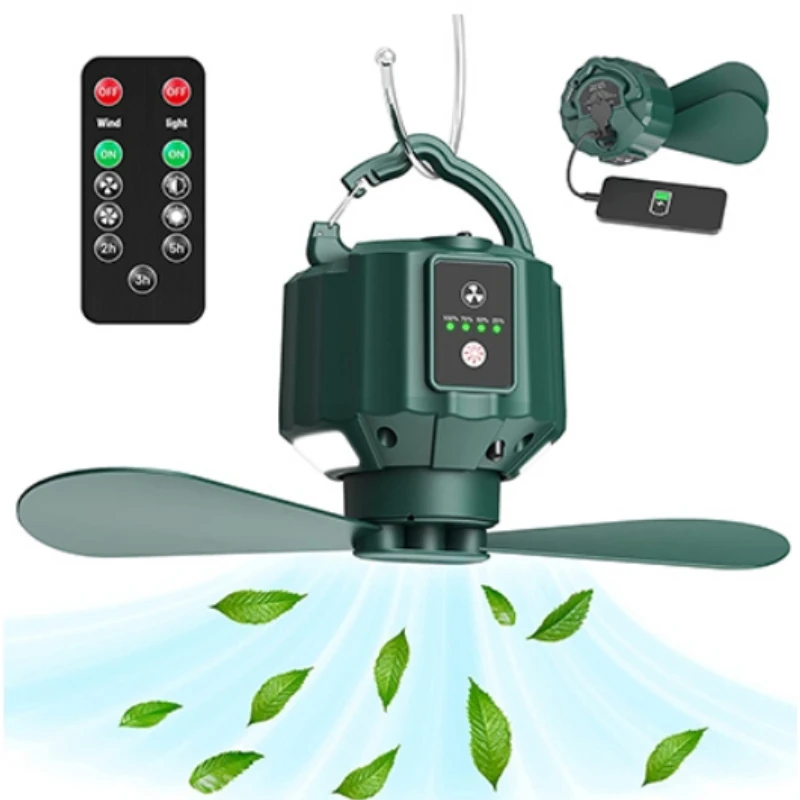 Outdoor Camping Fan - High Power Led Tent Ceiling Fans