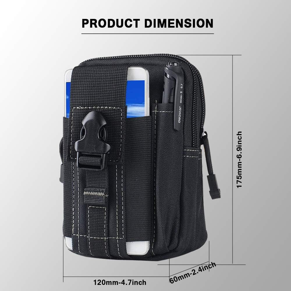 Tactical Molle Belt Pouch Mili - Outdoor Camping Adventure reseña y precio