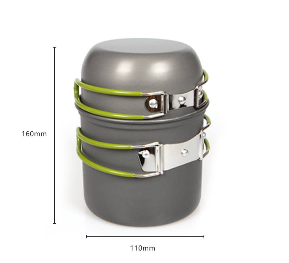 Ultralight Camping Pot Set: Ca - Outdoor Camping Cooking Set reseña y precio