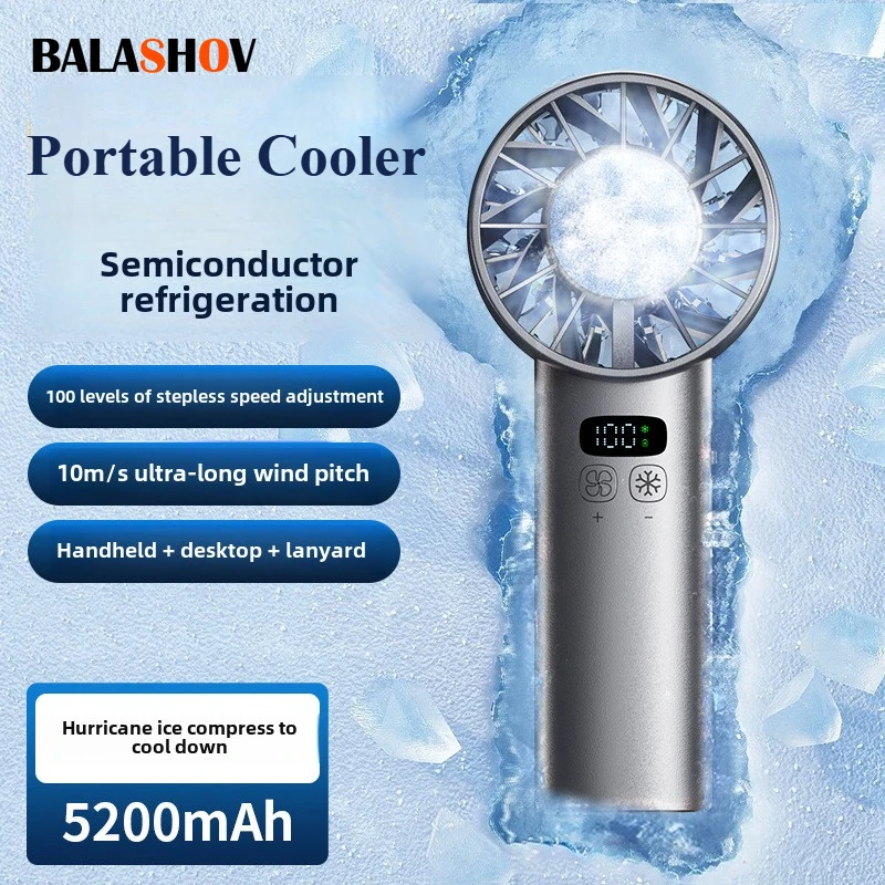 Ice compress high-speed coolin - Outdoor Camping Fan reseña y precio