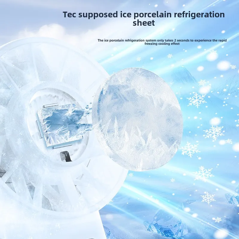 Ice compress high-speed coolin - Outdoor Camping Fan reseña y precio