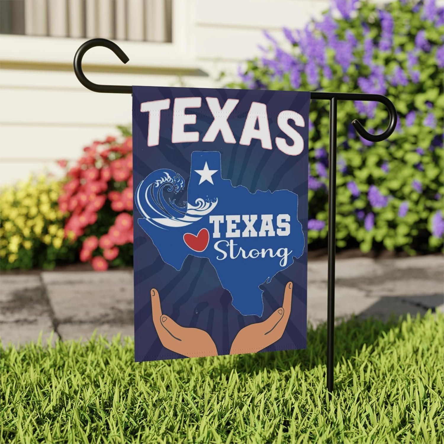 Texas Strong Garden Flag,Prayi - Outdoor Camping In Texas reseña y precio