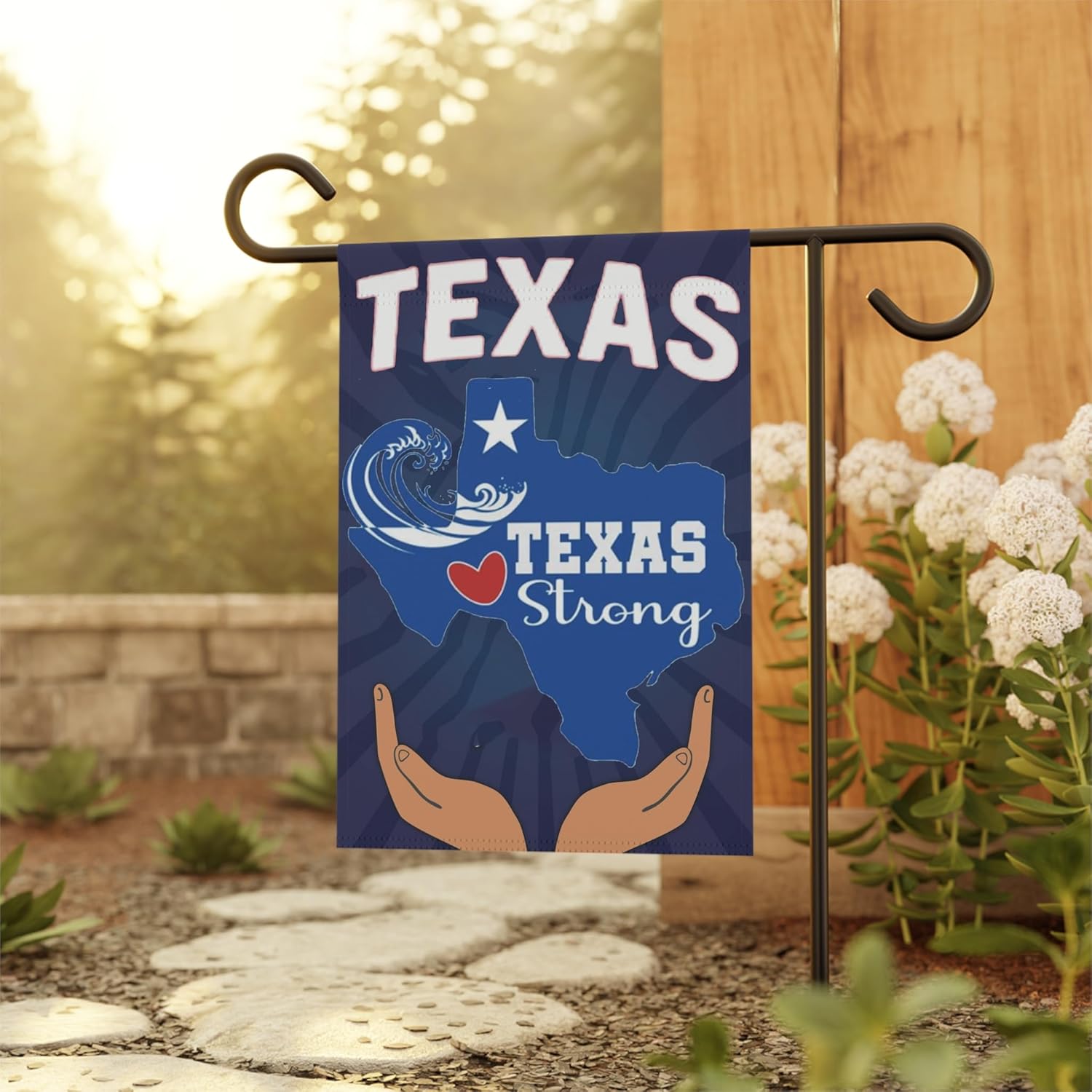Texas Strong Garden Flag,Prayi - Outdoor Camping In Texas reseña y precio