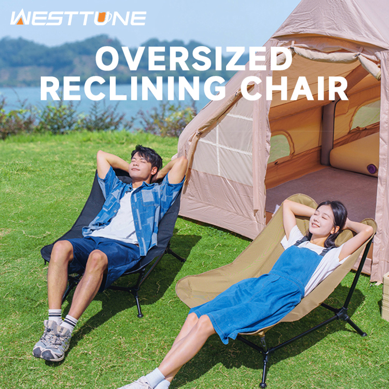WESTTUNE Folding Lounger Chair - Outdoor Camping Recliner reseña y precio