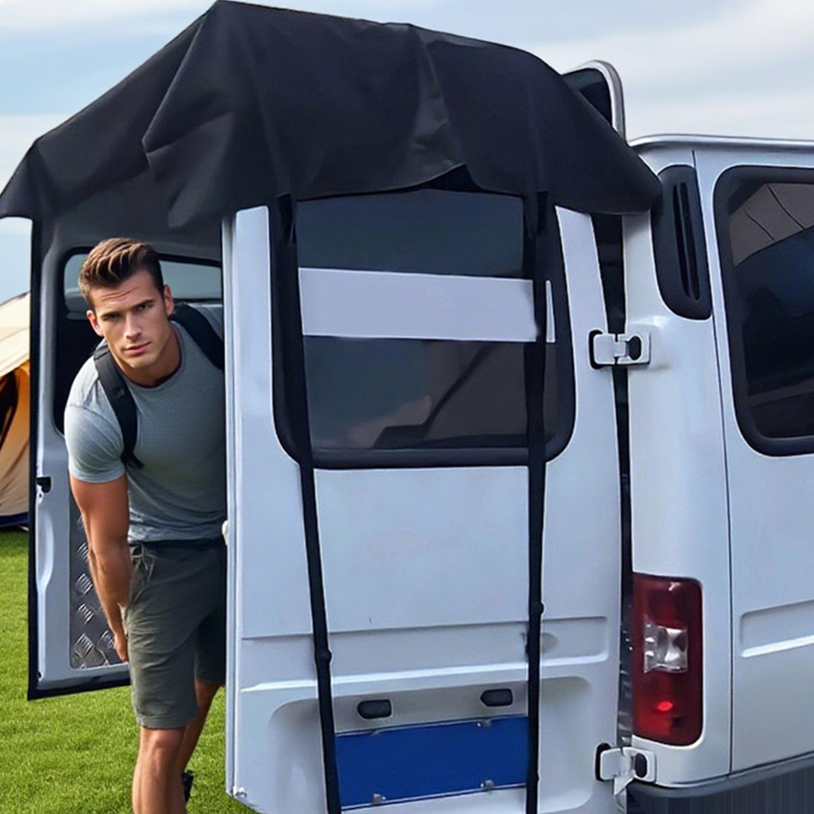 Rear Door RV Cover Windproof A - Outdoor Camping Awning reseña y precio