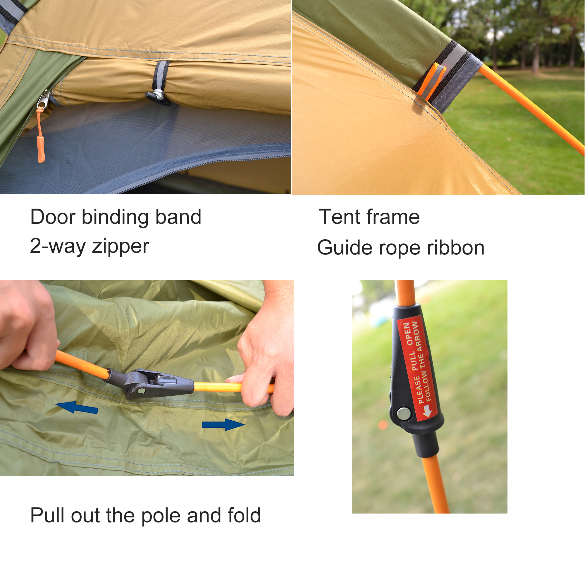 Desert&Fox 3-4 Person Dome Aut - Outdoor Camping Dome reseña y precio