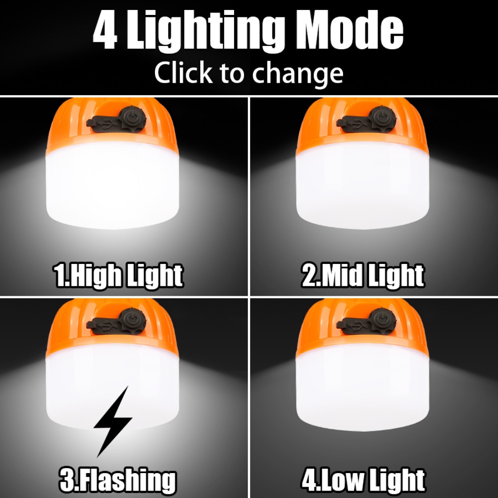 Portable Mini Camping Lamp 4 L - Battery Outdoor Camping reseña y precio