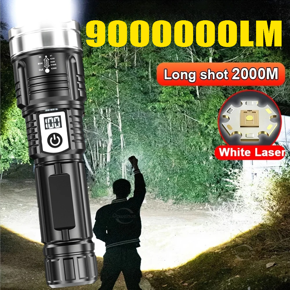 High Power 200000LM LED Flashl - Battery Outdoor Camping reseña y precio