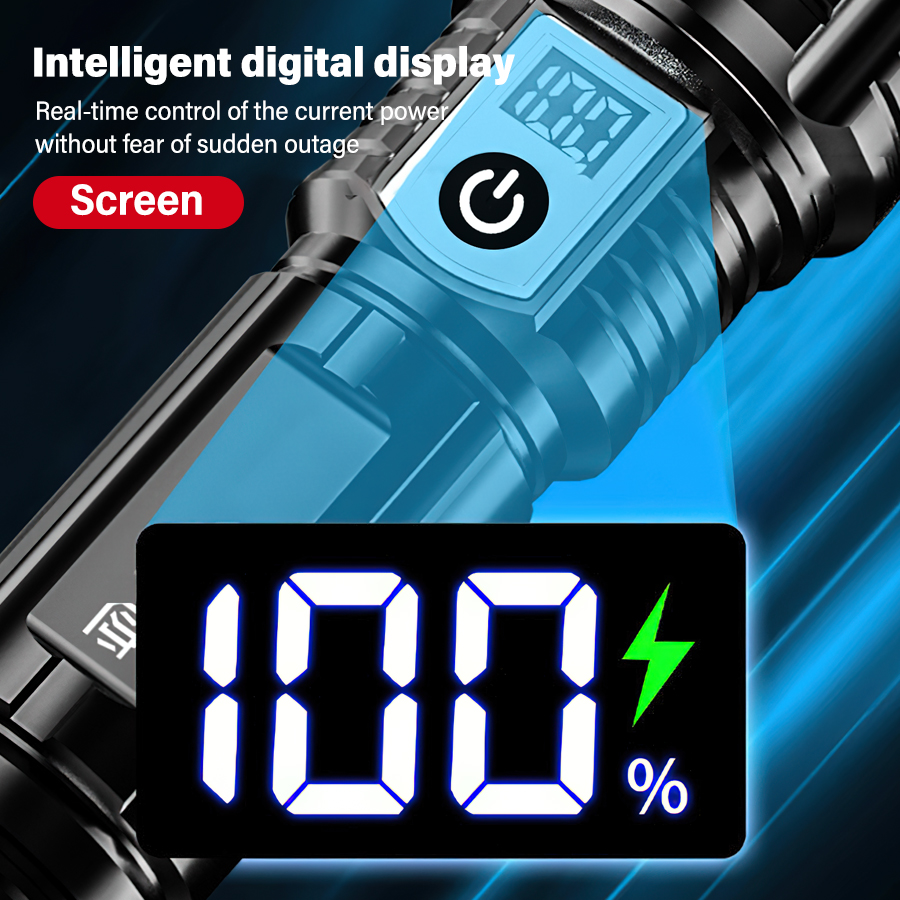 High Power 200000LM LED Flashl - Battery Outdoor Camping reseña y precio