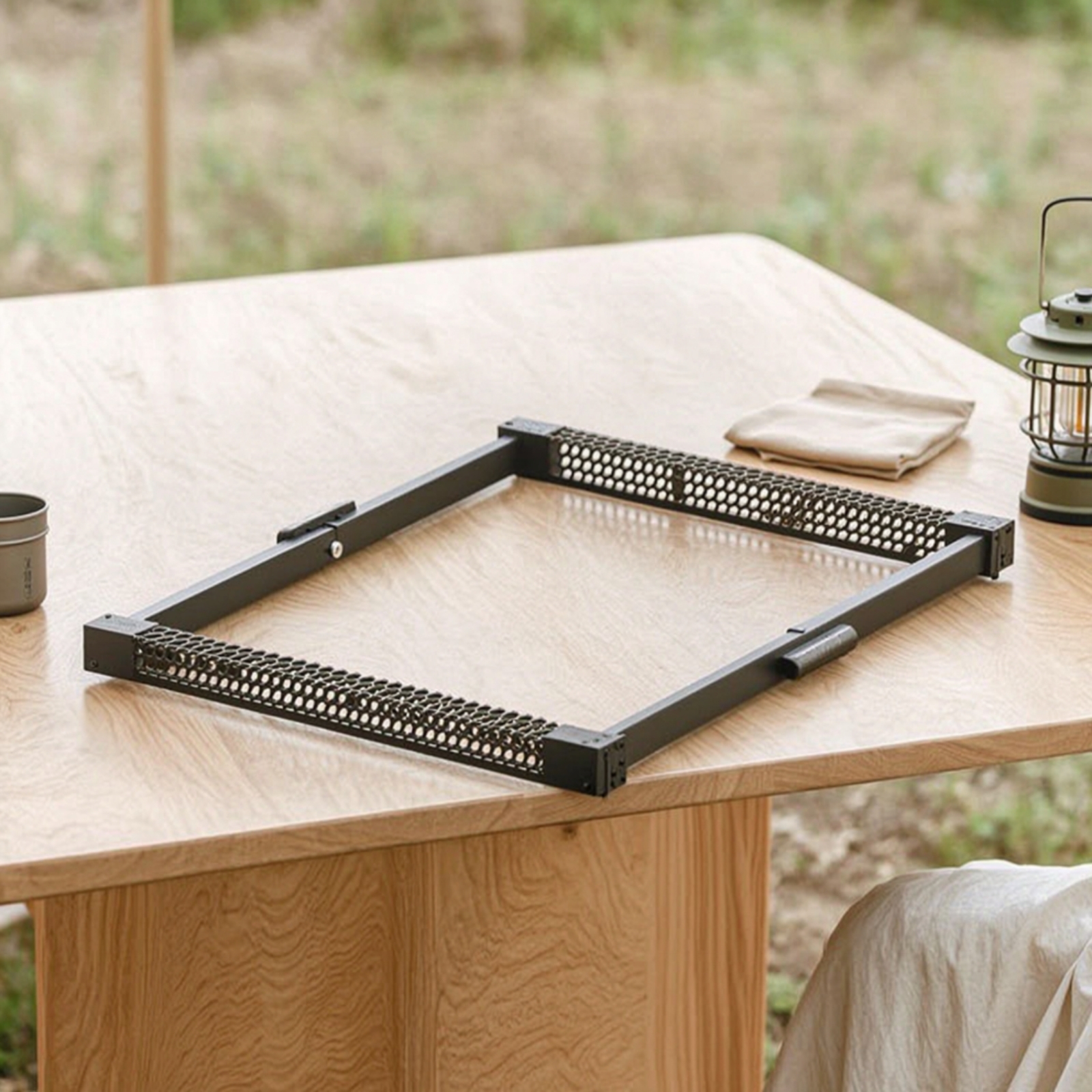 Camping Table Frame Sturdy Fol - Outdoor Camping Cooking Table reseña y precio
