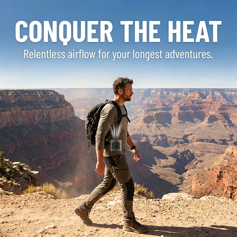 Portable Waist Fan Mini Hangin - Outdoor Camping Fan reseña y precio