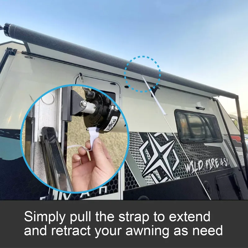 Awnlux Manual Control Economic - Outdoor Camping Awning reseña y precio