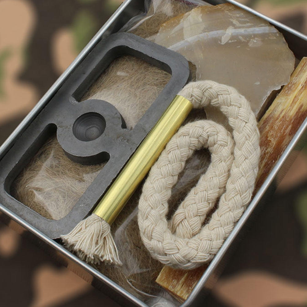 1Set Fire Starter Cotton Rope  - Outdoor Camping Cooking Set reseña y precio
