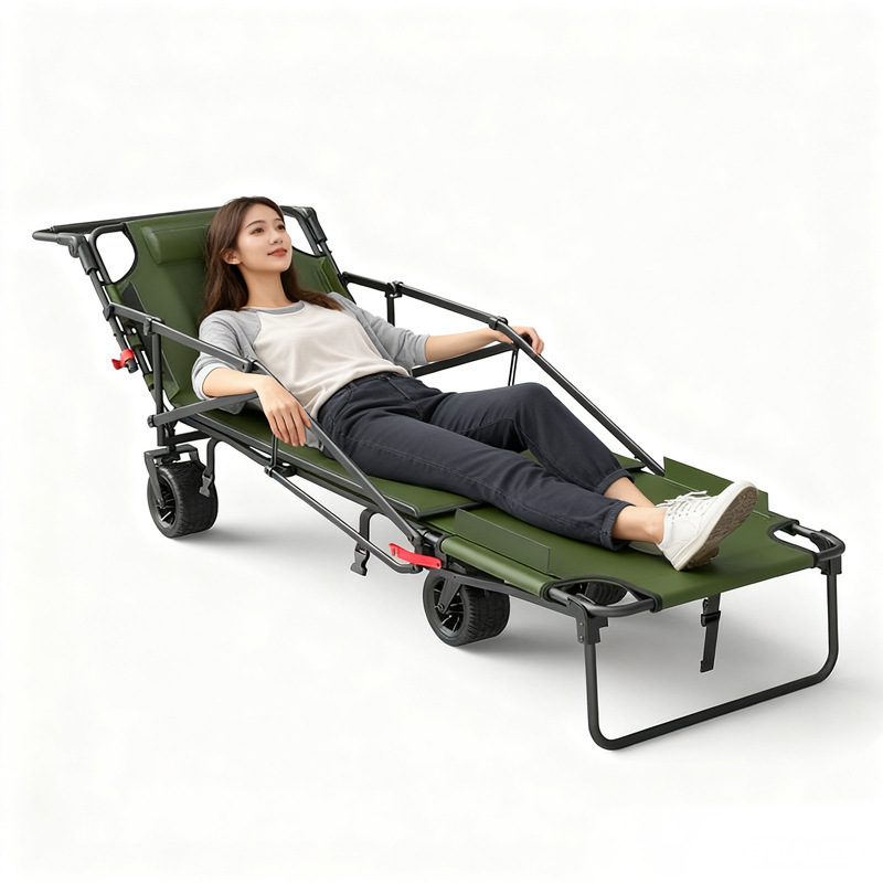 Foldable Camping Wagon with Ta - Outdoor Camping Recliner reseña y precio