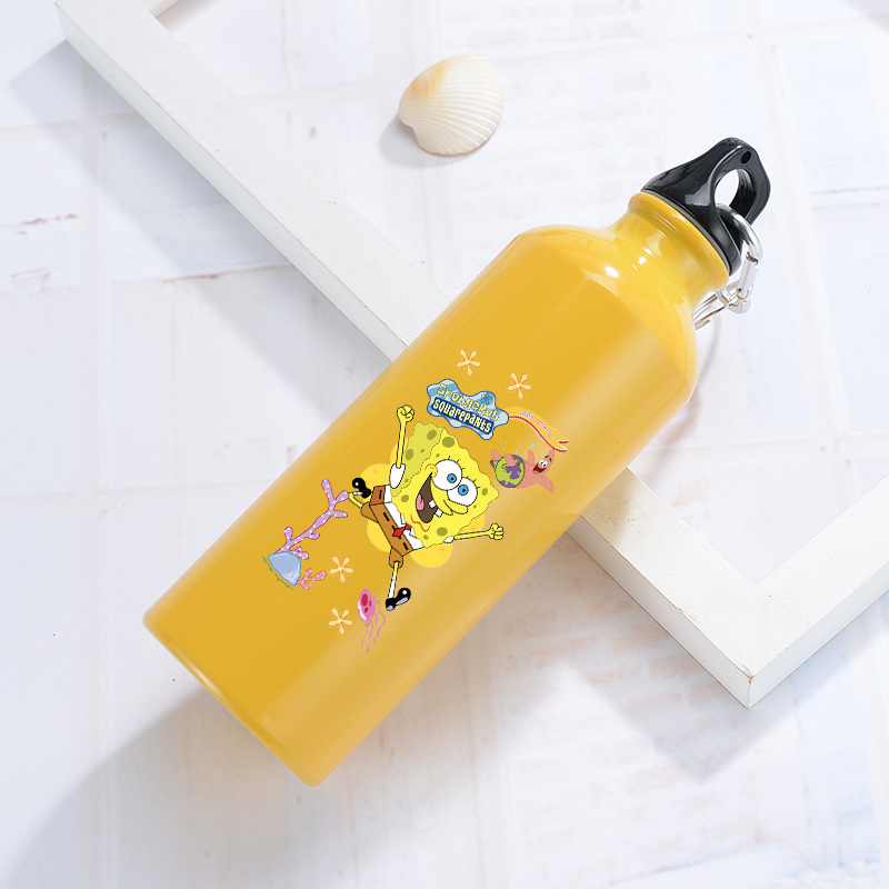 SpongeBobs Aluminum Water Bott - Outdoor Y Camping reseña y precio