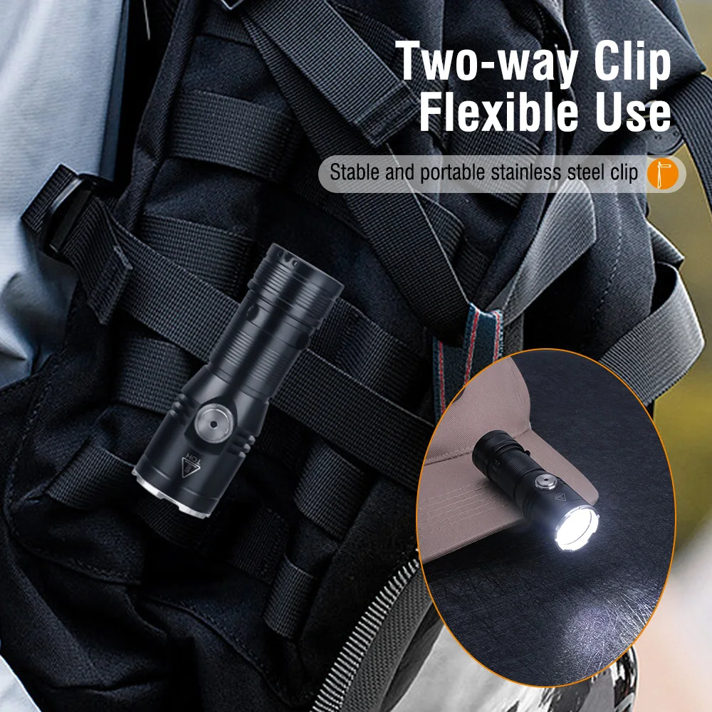 BORUiT ET15 EDC Flashlight Ult - Battery Outdoor Camping reseña y precio