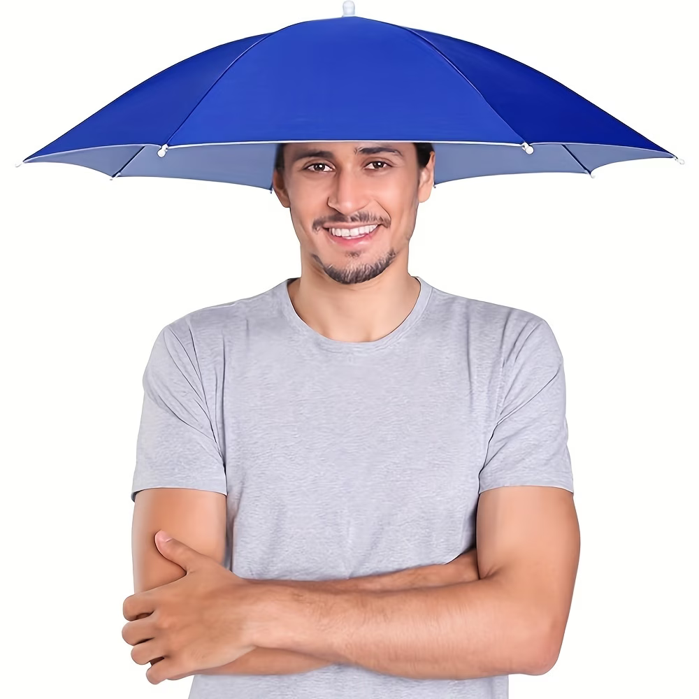 Elastic Headband Umbrella Hat, - Outdoor Camping Hat reseña y precio