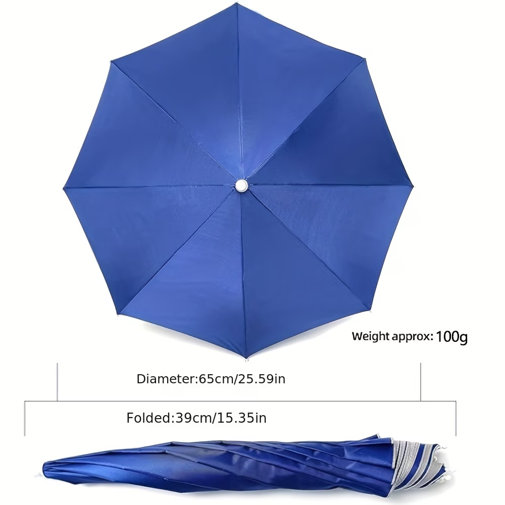 Elastic Headband Umbrella Hat, - Outdoor Camping Hat reseña y precio
