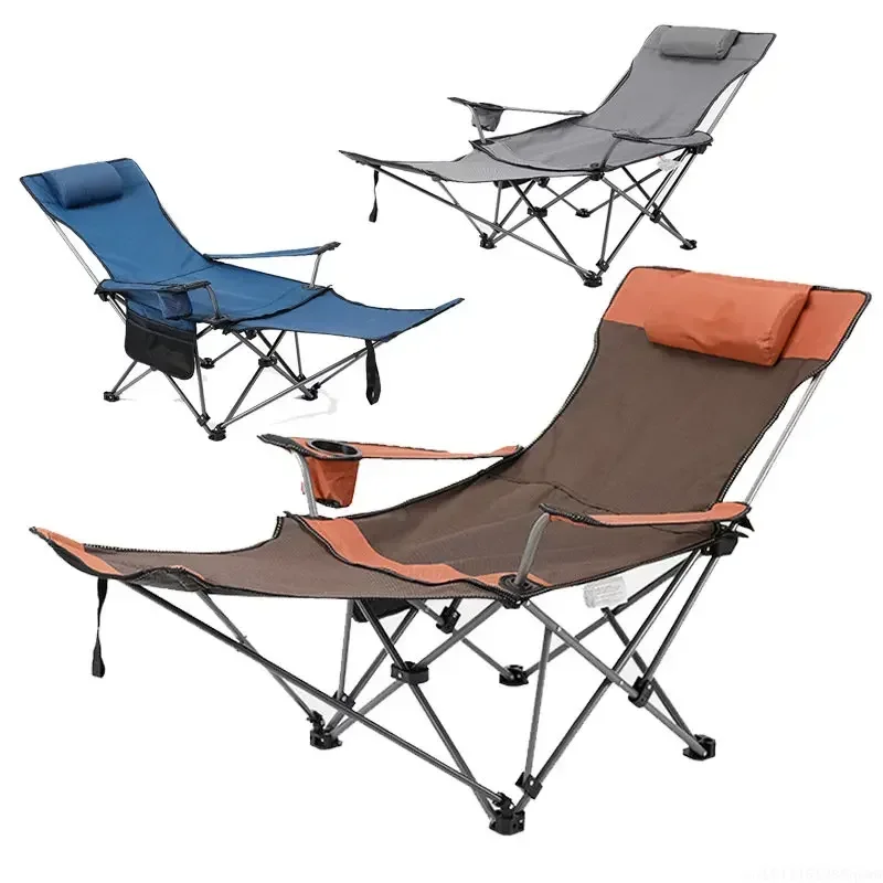 2in1 Outdoor Folding Chair Por - Outdoor Camping Recliner reseña y precio