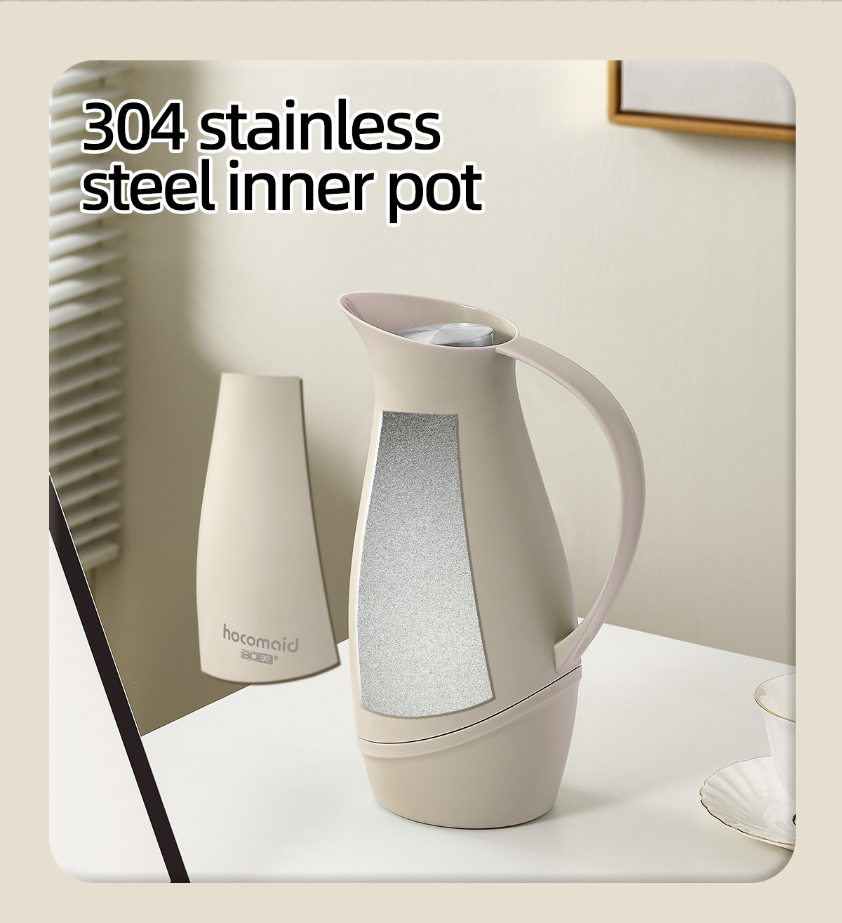 Vacuum-insulated flask with a  - Vacuum Insulated Flask reseña y precio