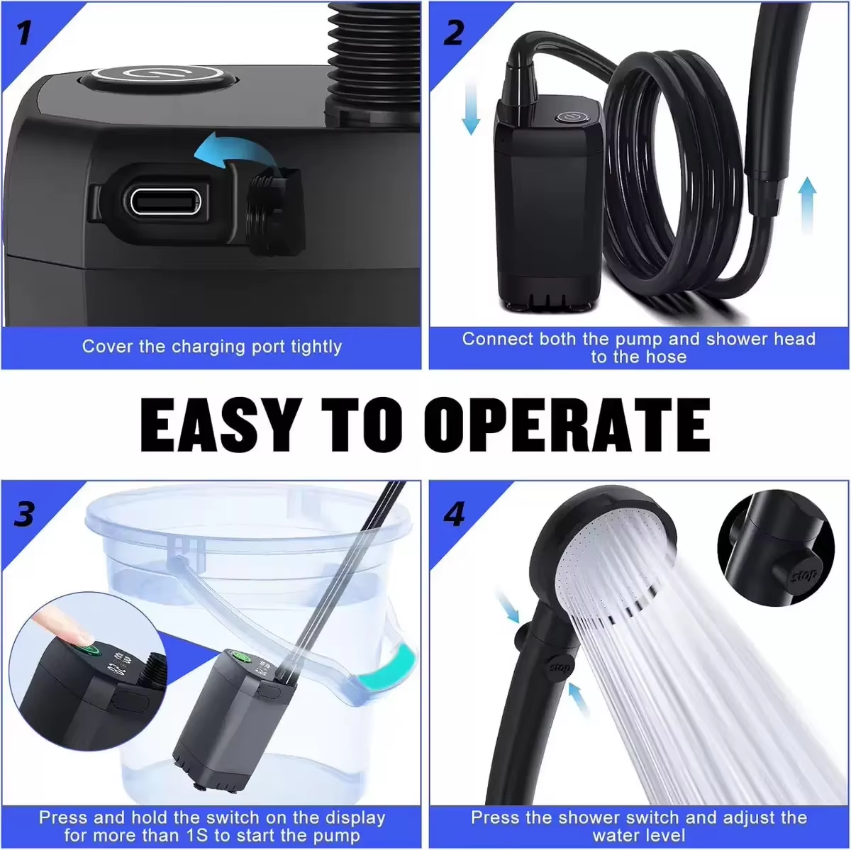 Portable Outdoor Electric Show - Battery Outdoor Camping reseña y precio