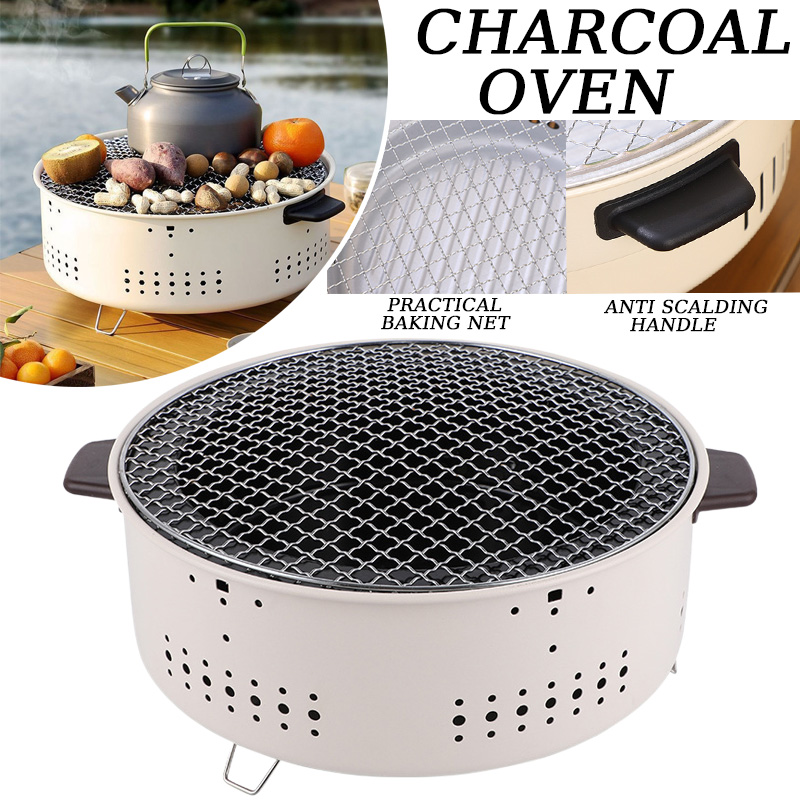 Round Barbecue Stove 1/3pcs Po - Outdoor Camping Oven reseña y precio