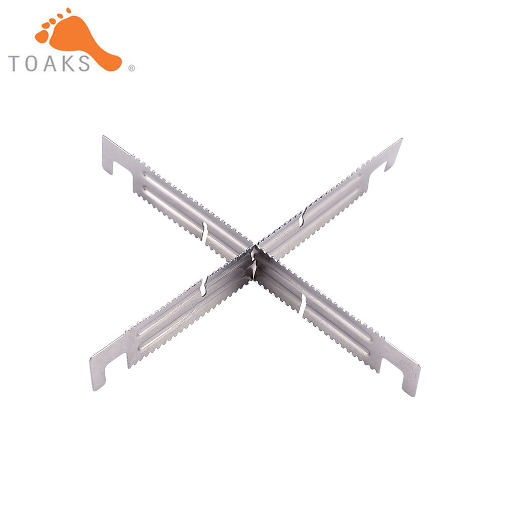 2/4/6pcs TOAKS Outdoor Titaniu - Outdoor Camping Stove Wood reseña y precio