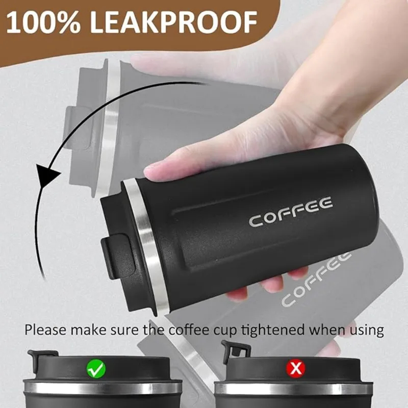 350-400mStainless Steel Coffee - Vacuum Insulated Flask reseña y precio