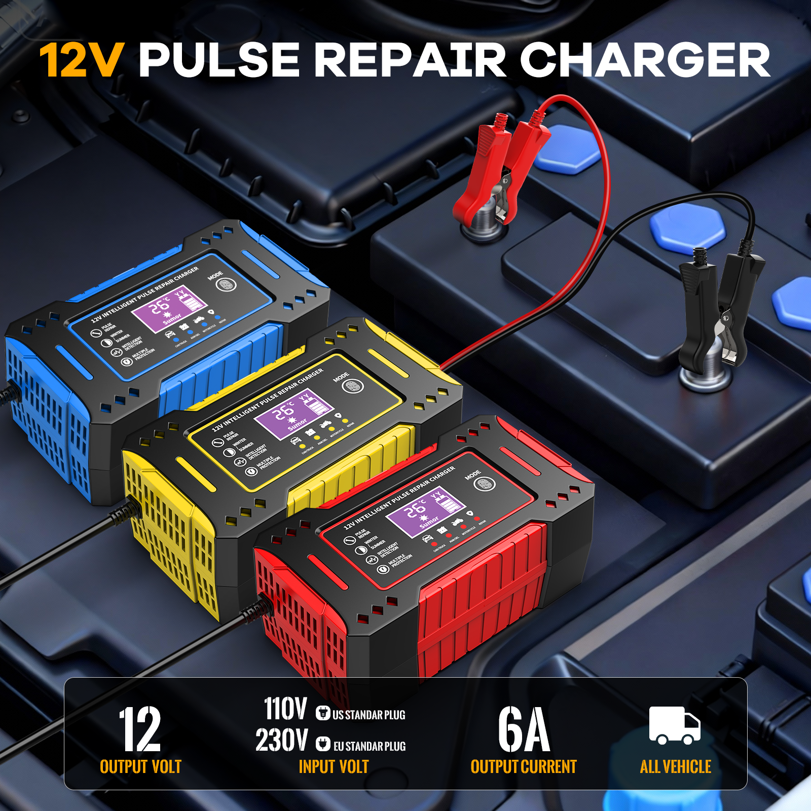 12V 6A Dedicated Outdoor Power - Battery Outdoor Camping reseña y precio