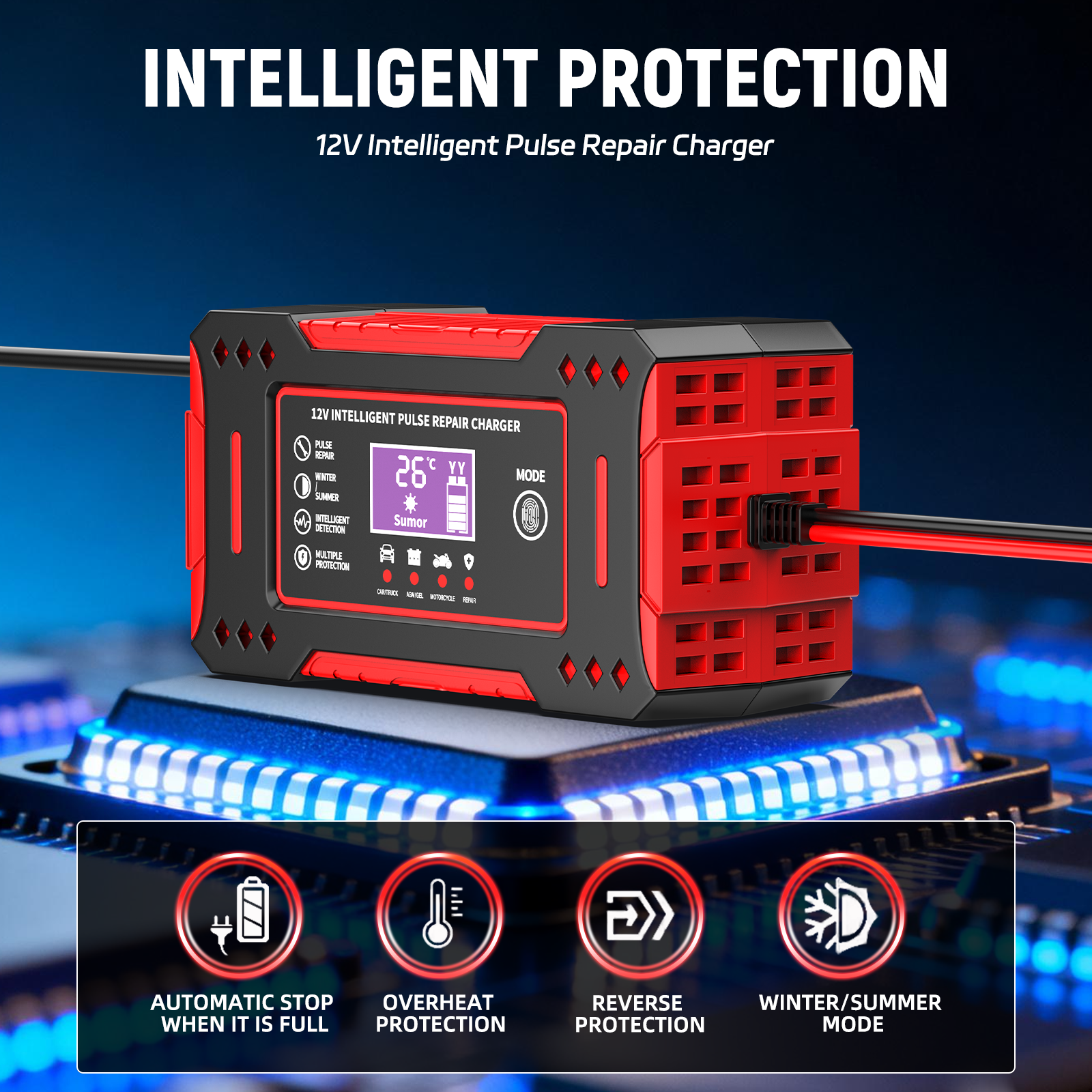 12V 6A Dedicated Outdoor Power - Battery Outdoor Camping reseña y precio