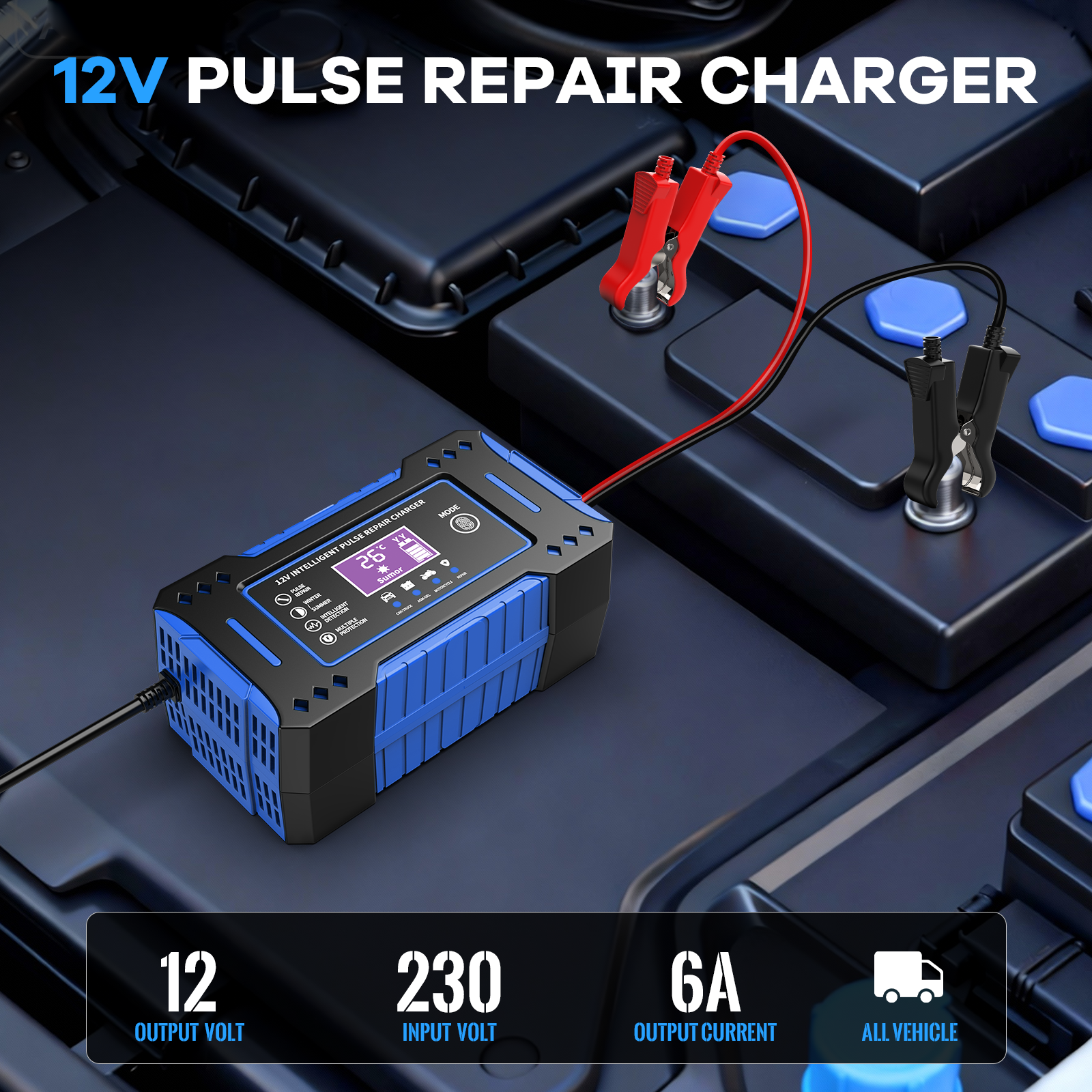 12V 6A Dedicated Outdoor Power - Battery Outdoor Camping reseña y precio
