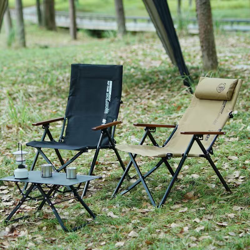Folding High Back Beach Campin - Outdoor Camping Recliner reseña y precio