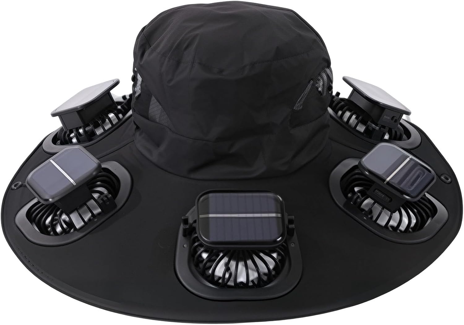 Hot 6 Fans Solar Fan Hat Breat - Outdoor Camping Fan reseña y precio