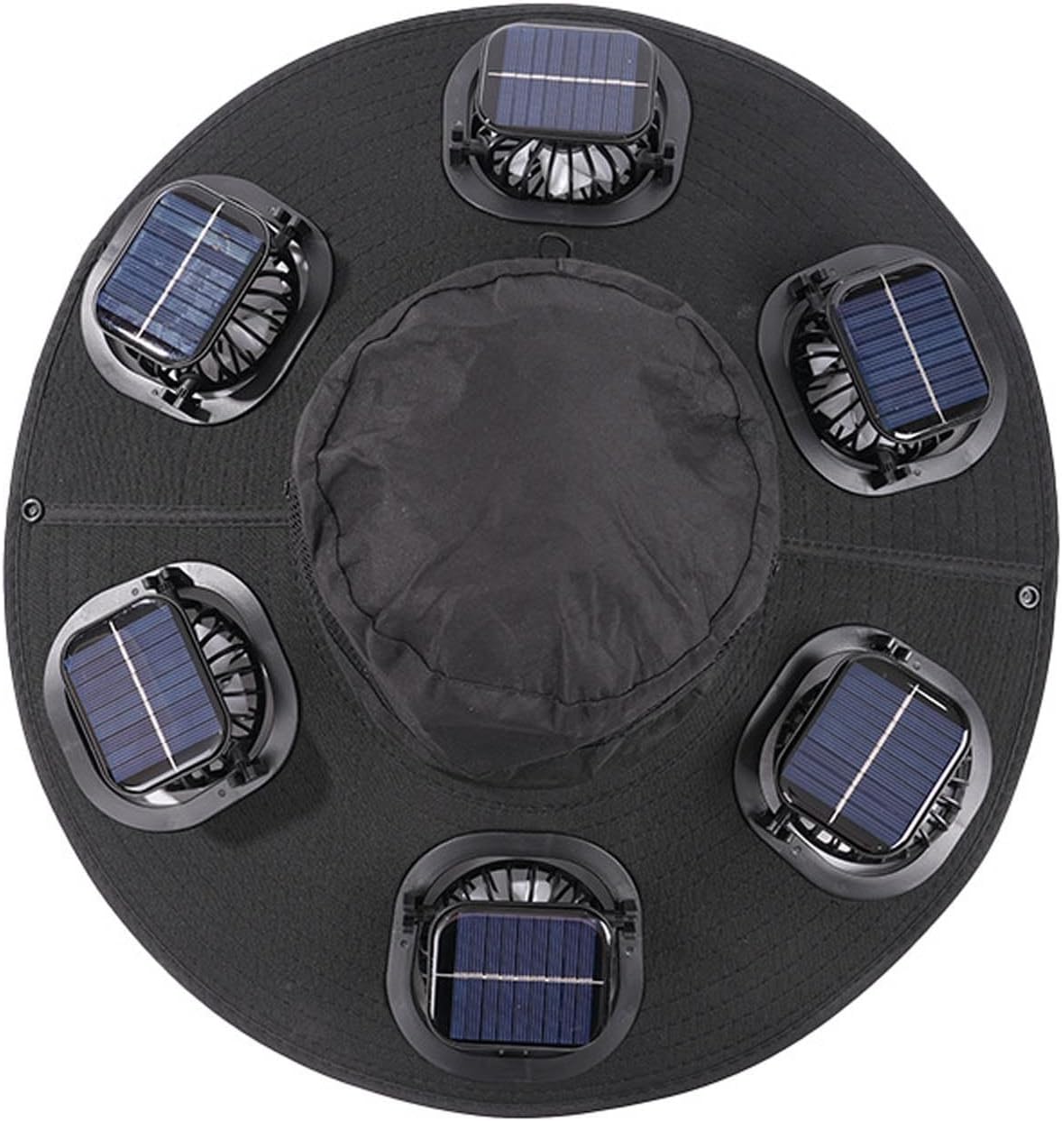 Hot 6 Fans Solar Fan Hat Breat - Outdoor Camping Fan reseña y precio