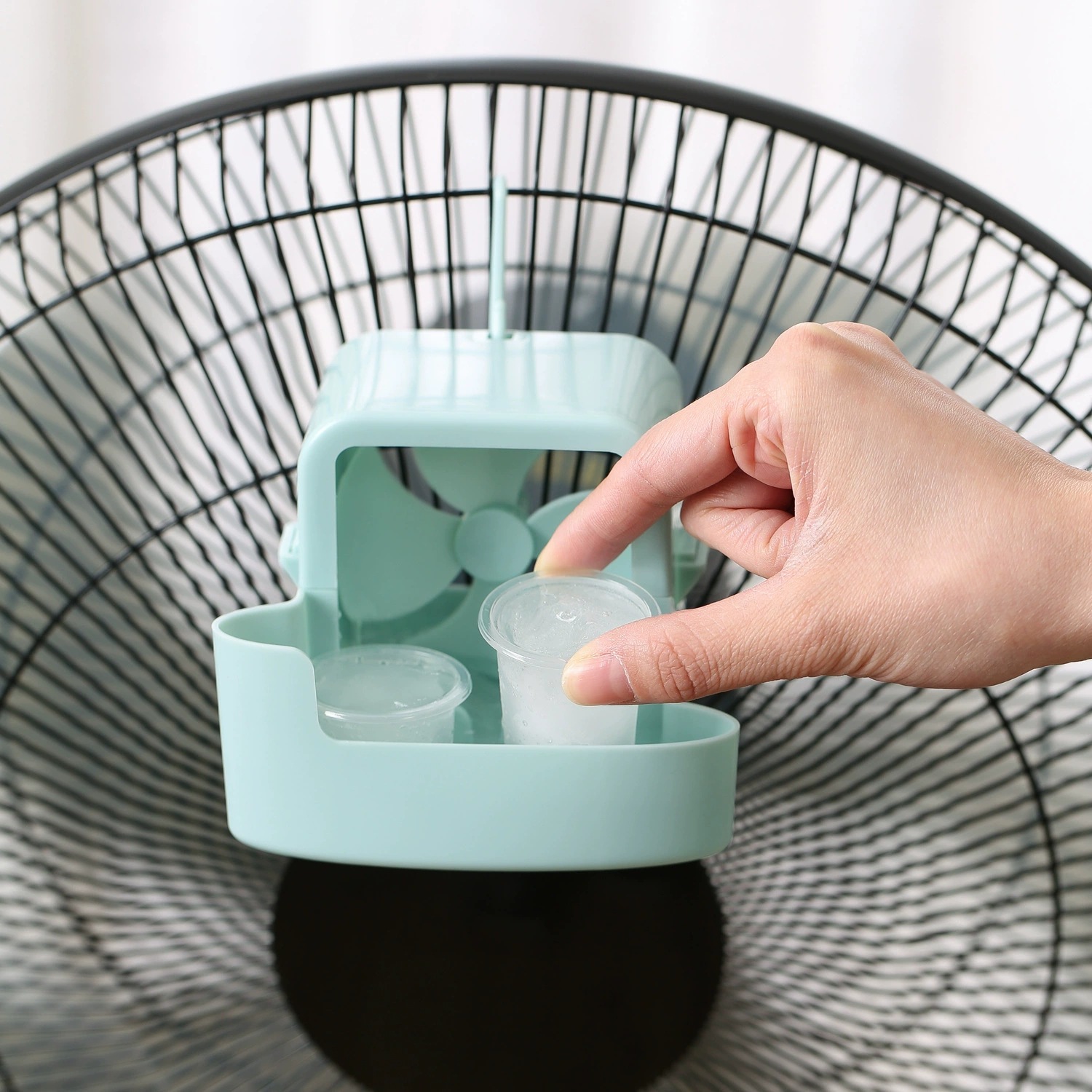 Clip-On Ice Cooling Fan, Porta - Outdoor Camping Air Conditioner reseña y precio