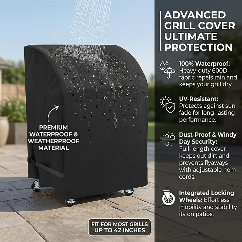 Outdoor BBQ Grill Cover,Dustpr - Outdoor Gas Stove reseña y precio