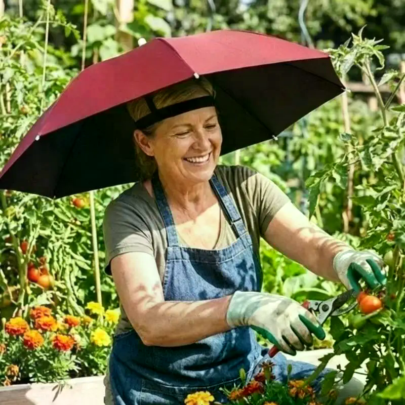 Portable Foldable Umbrella Hat - Outdoor Camping Hat reseña y precio