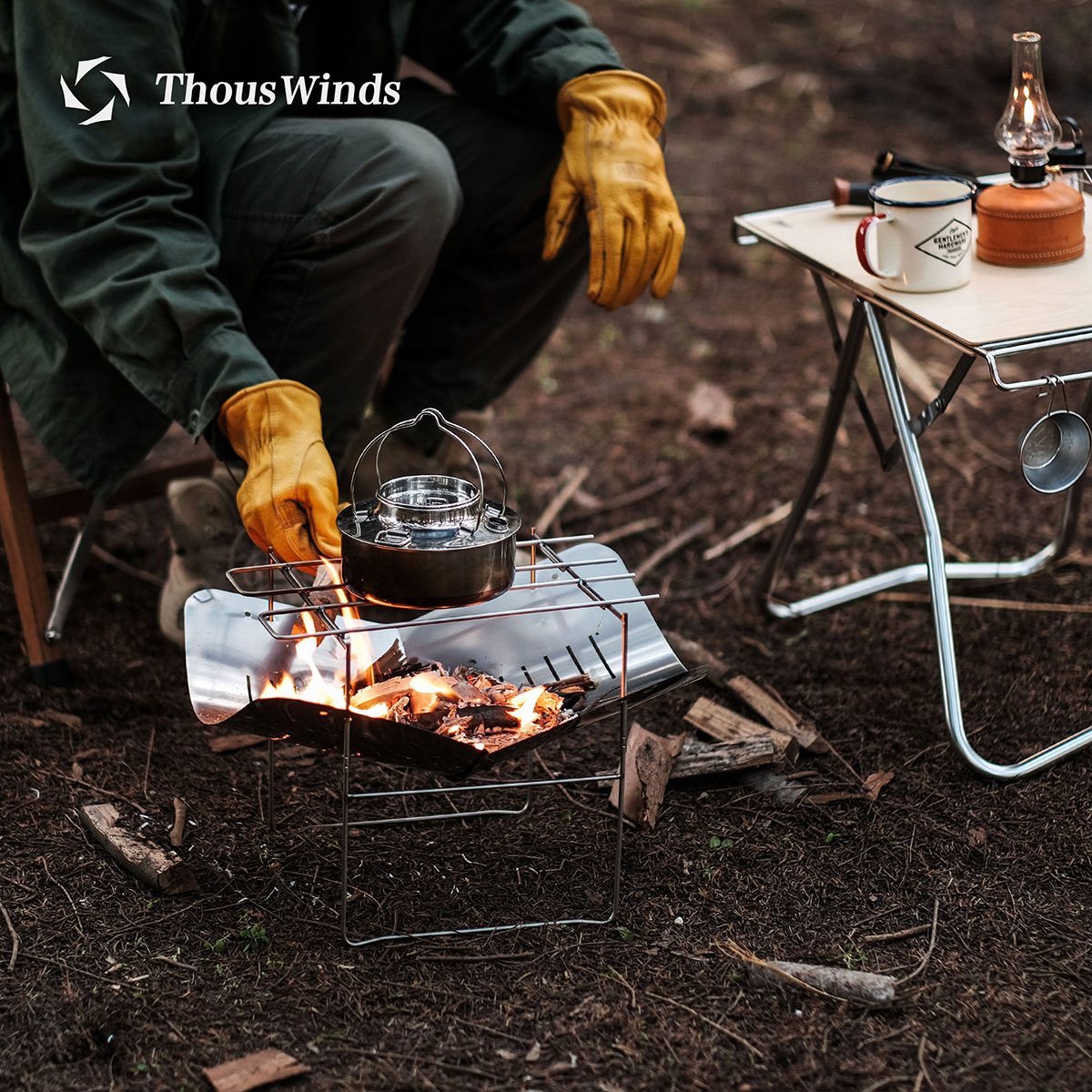 Thous Winds Portable Mini Camp - Outdoor Camping Stove Wood reseña y precio