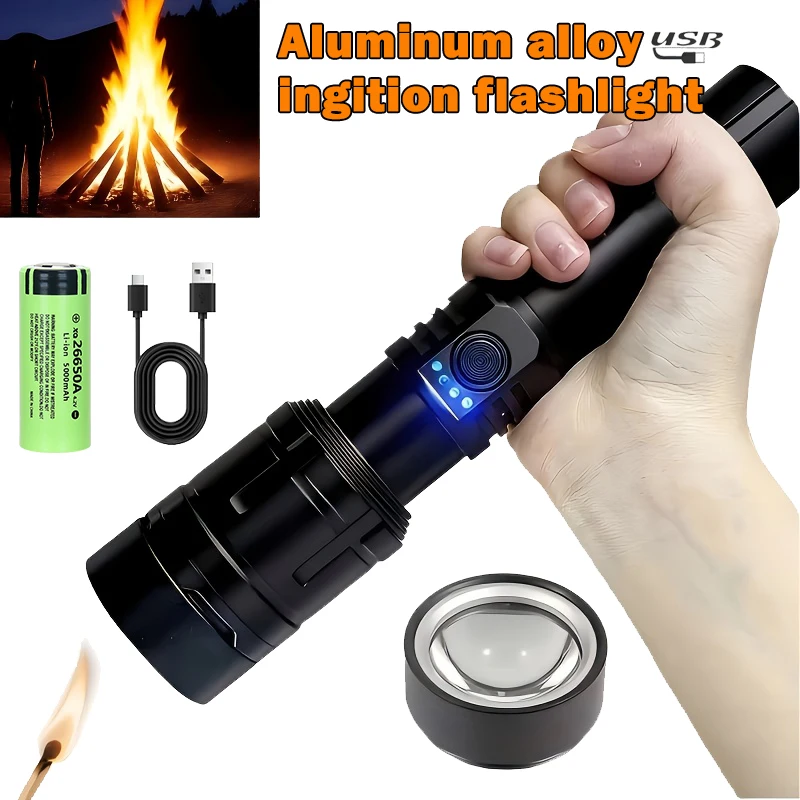 Ultra Powerful Flashlight Conc - Outdoor Camping Adventure reseña y precio